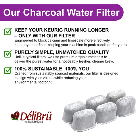 Delibru premium activated charcoal media for purer water
