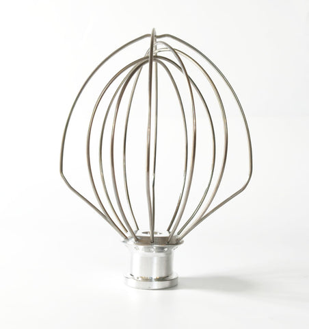Delixike 63227 replacement wire whisk close-up shows durable stainless steel construction for safe mixing.