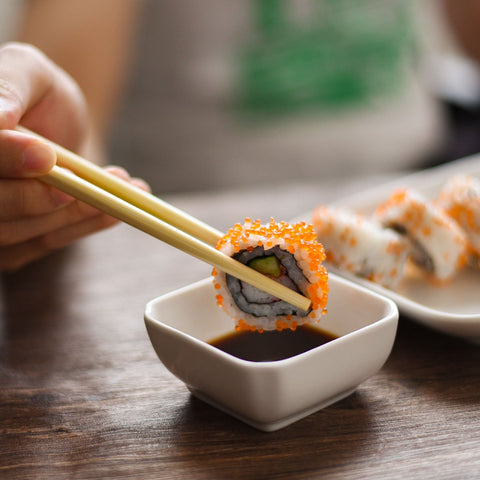 DELLING Six-pack ceramic bowls ideal for ketchup, soy, or dessert sauces.