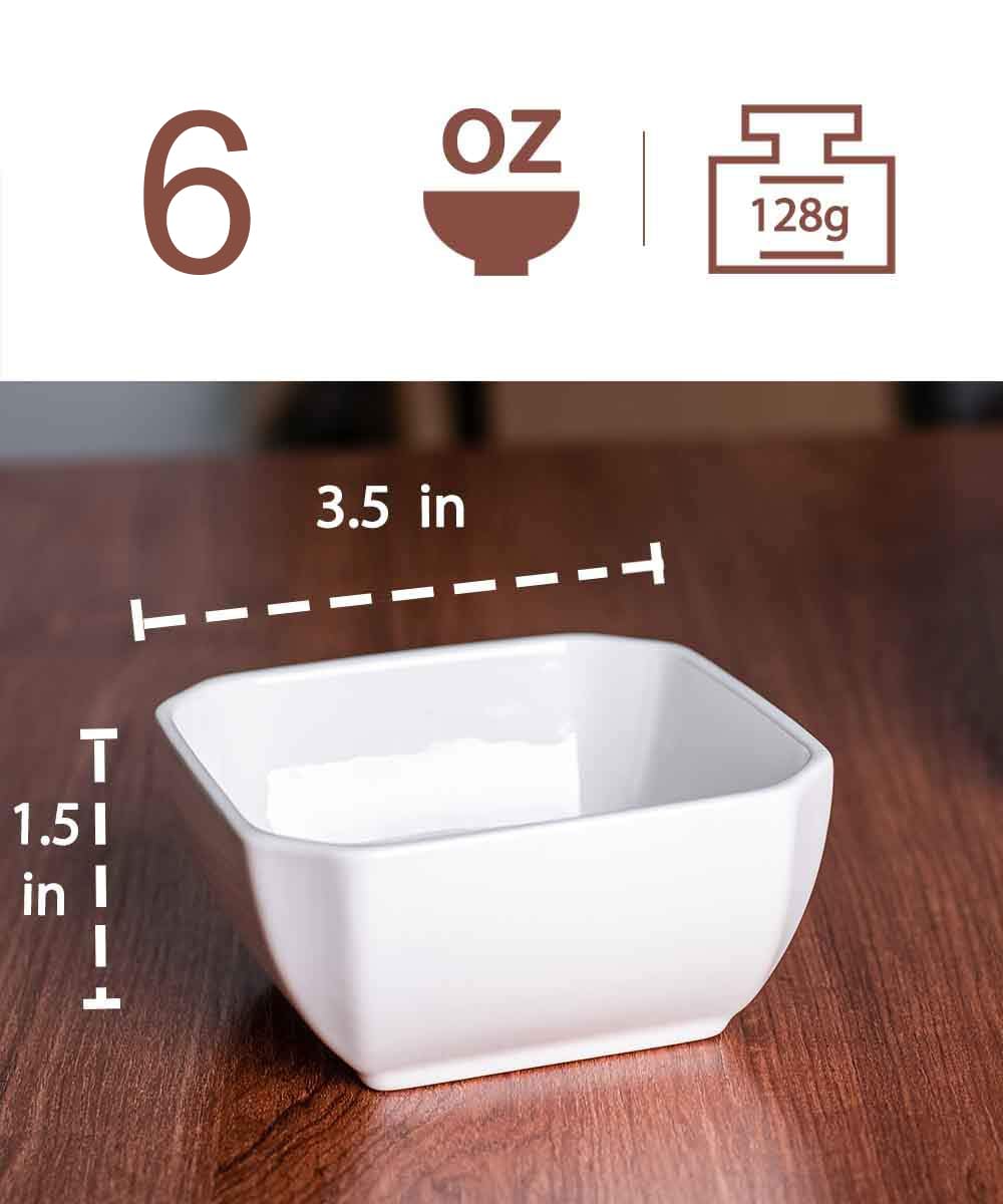 Delling 6 oz ramekins for soufflés, ensures even heat and individual servings.