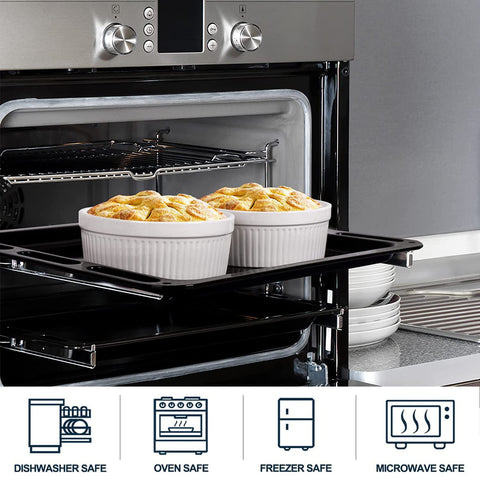 Easy to clean with dishwasher-safe glaze, simplifying weeknight meals and gatherings.