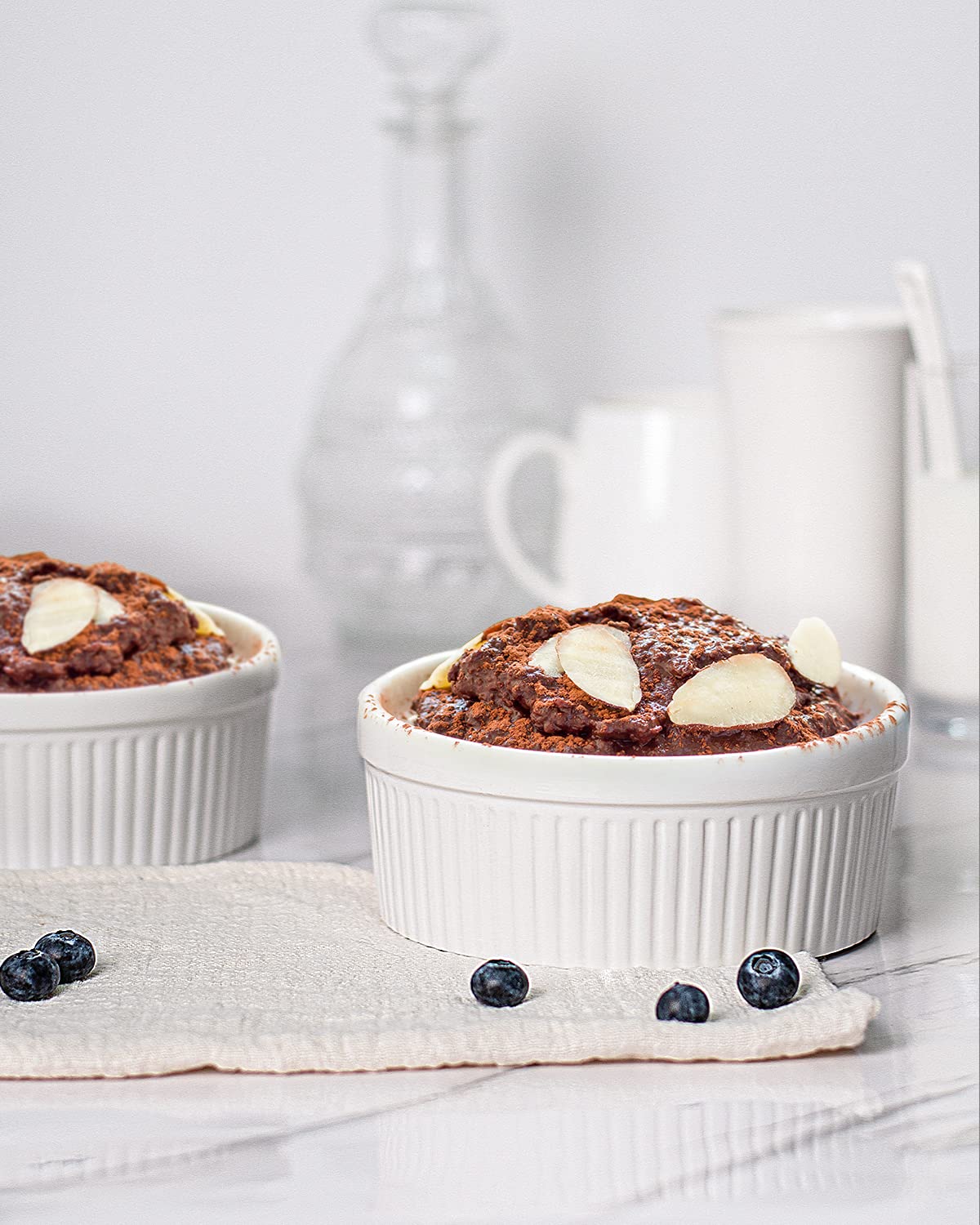 Elegant white finish complements any table setting, elevating casual dinners and holiday menus.