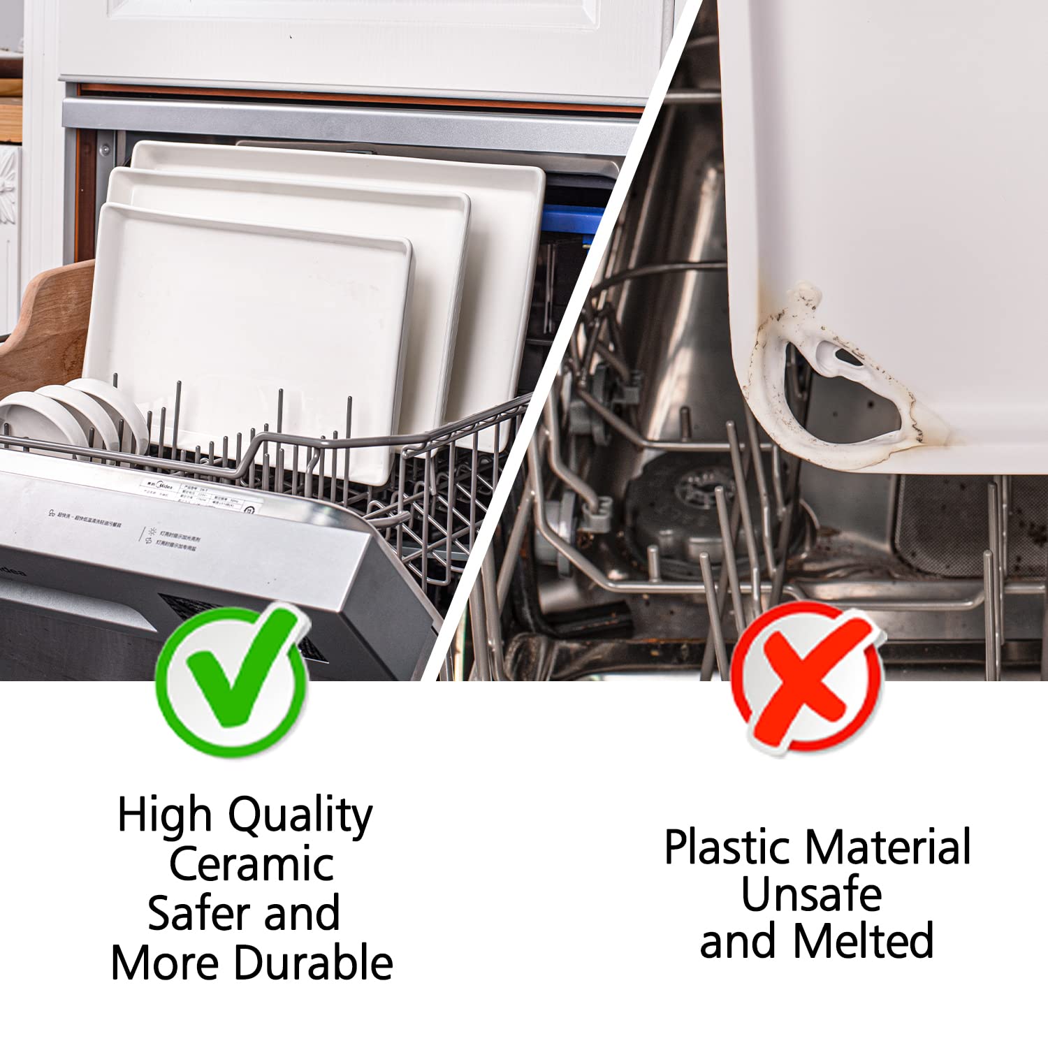 Delling rectangular no-spill-edge design enhances stability during crowded gatherings