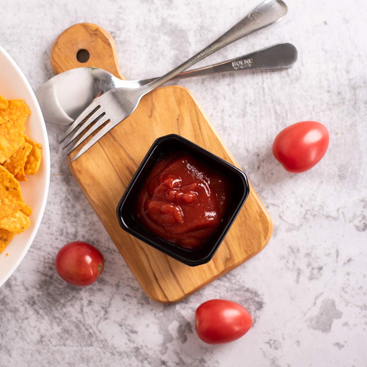 DELLING 3 oz bowls, compact footprint for tight storage.