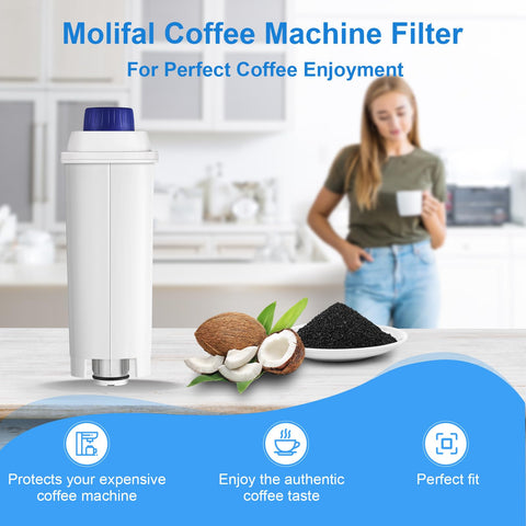 De’Longhi Dinamica machine ready for Molifal filter installation