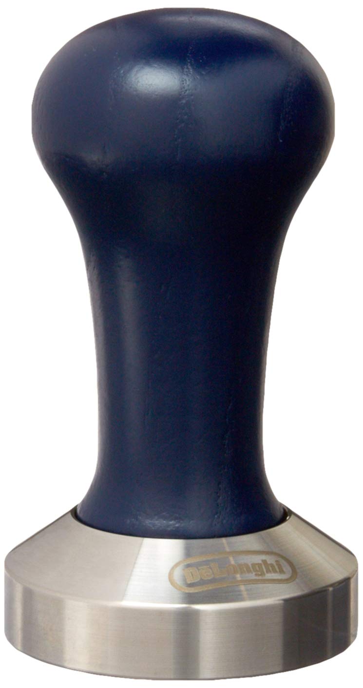 De'Longhi DLSC058 tamper base promotes even extraction for consistent espresso.