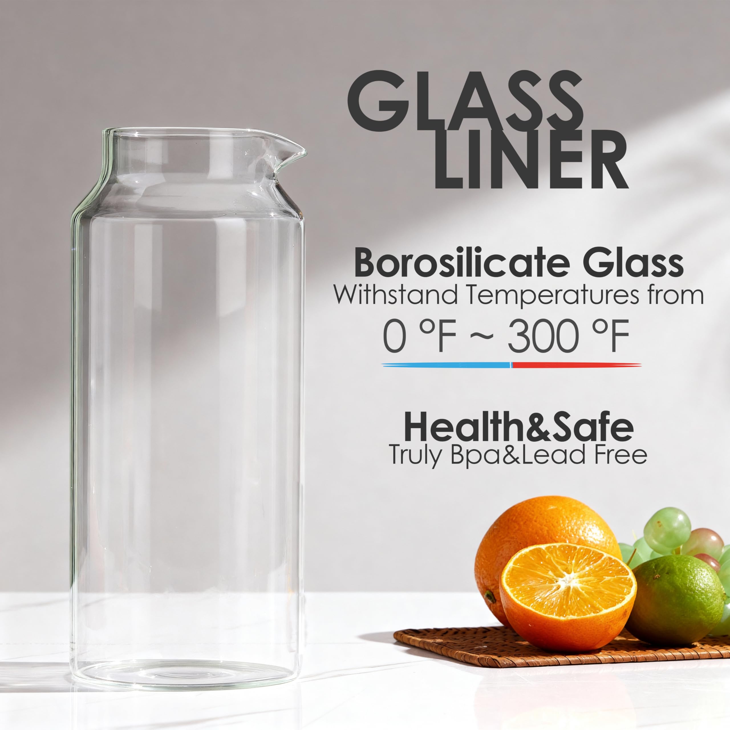 Delove two-ear lid doubles as a filter and dust guard for infusions.