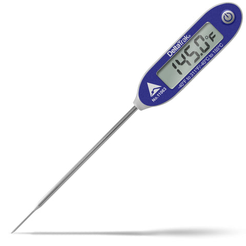 DeltaTrak 1-year warranty-backed thermometer ensures reliable kitchen performance