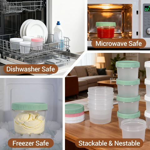 DEMORA baby-food containers for homemade purees on the move.