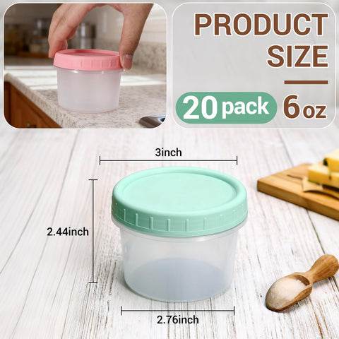DEMORA condiment cups keep sauces fresh during travel.