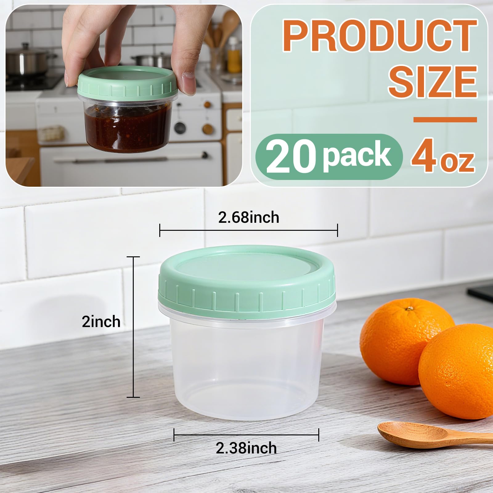 DEMORA compact containers for organized kitchen and on-the-go meals.