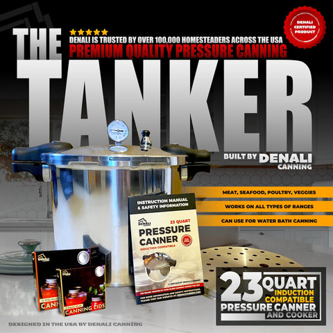 Denali The Tanker pressure gauge enables precise control during processing.
