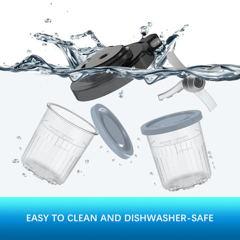 DENEBORE XL family-size pint expands batch capacity for larger desserts.