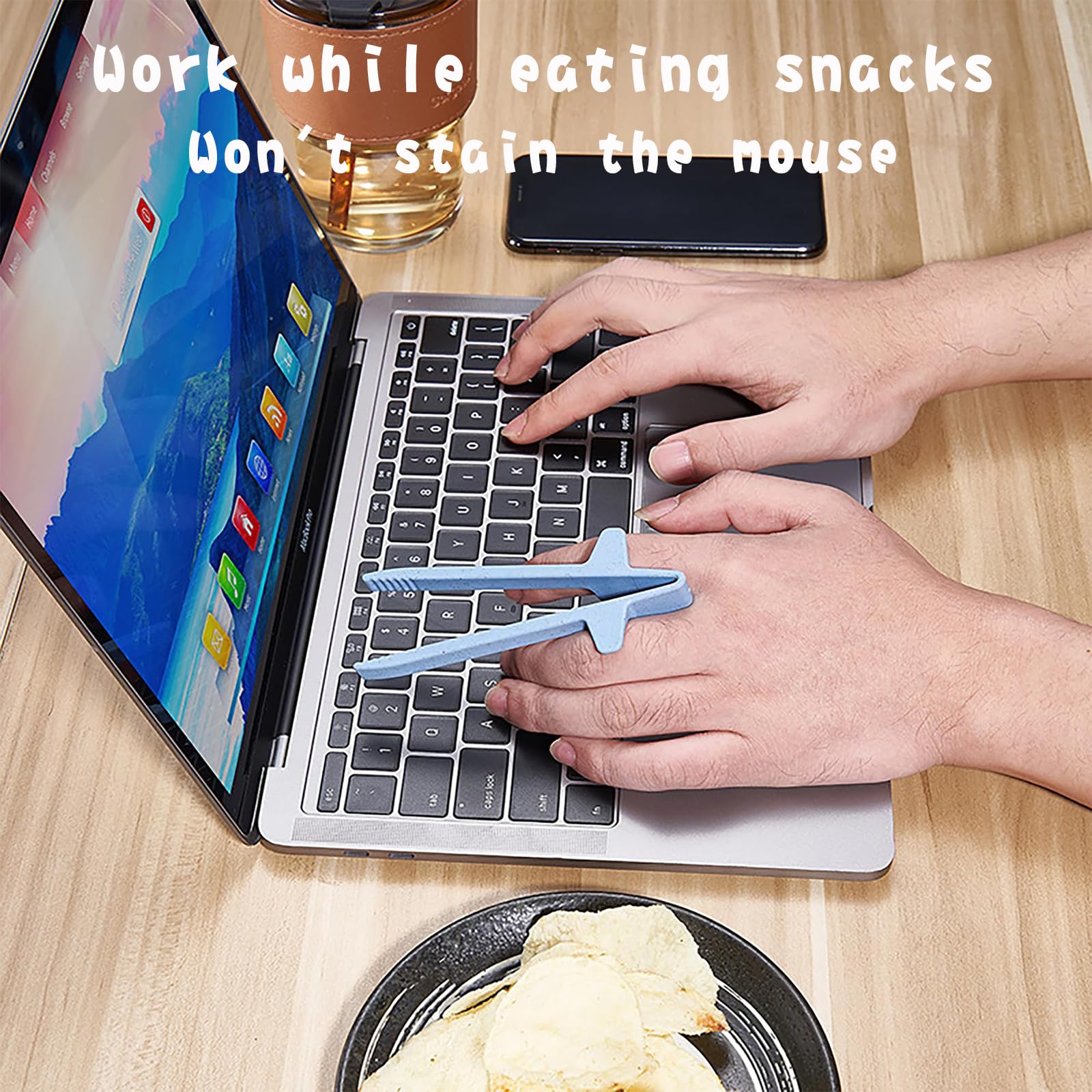 Denple gamer finger chopsticks make a unique gift for gamers.