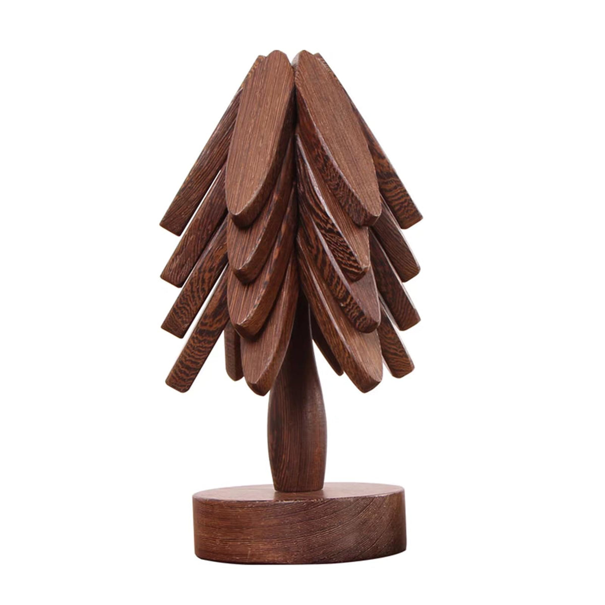 DEOLD Tree Washer Trivet with stand protecting countertops and storing neatly