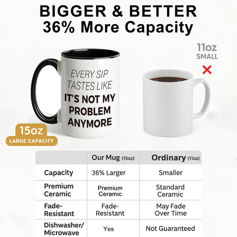 Deoqash retirement mug dishwasher-safe for effortless cleanup after celebrations