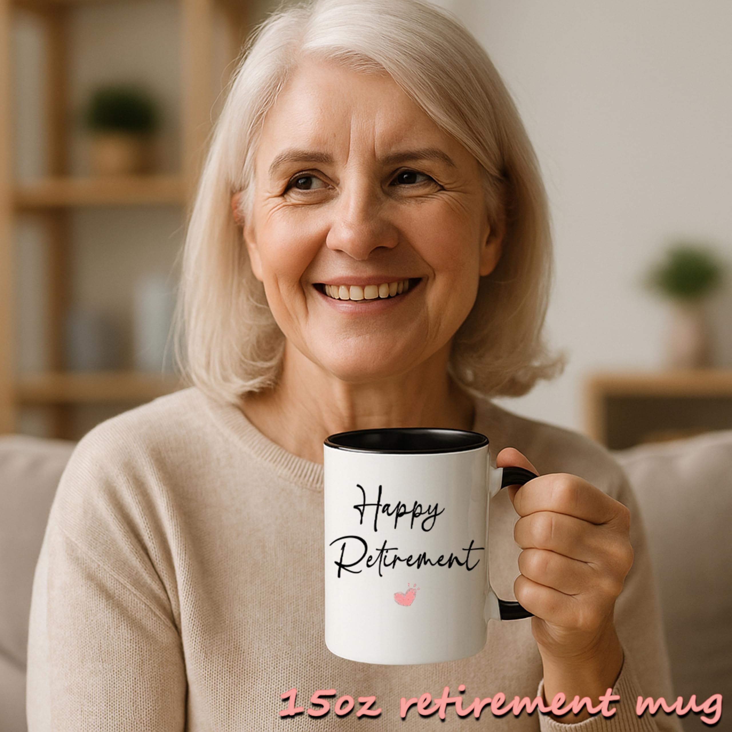 Deoqash retirement mug in a gift-ready box, ready to gift for celebrations