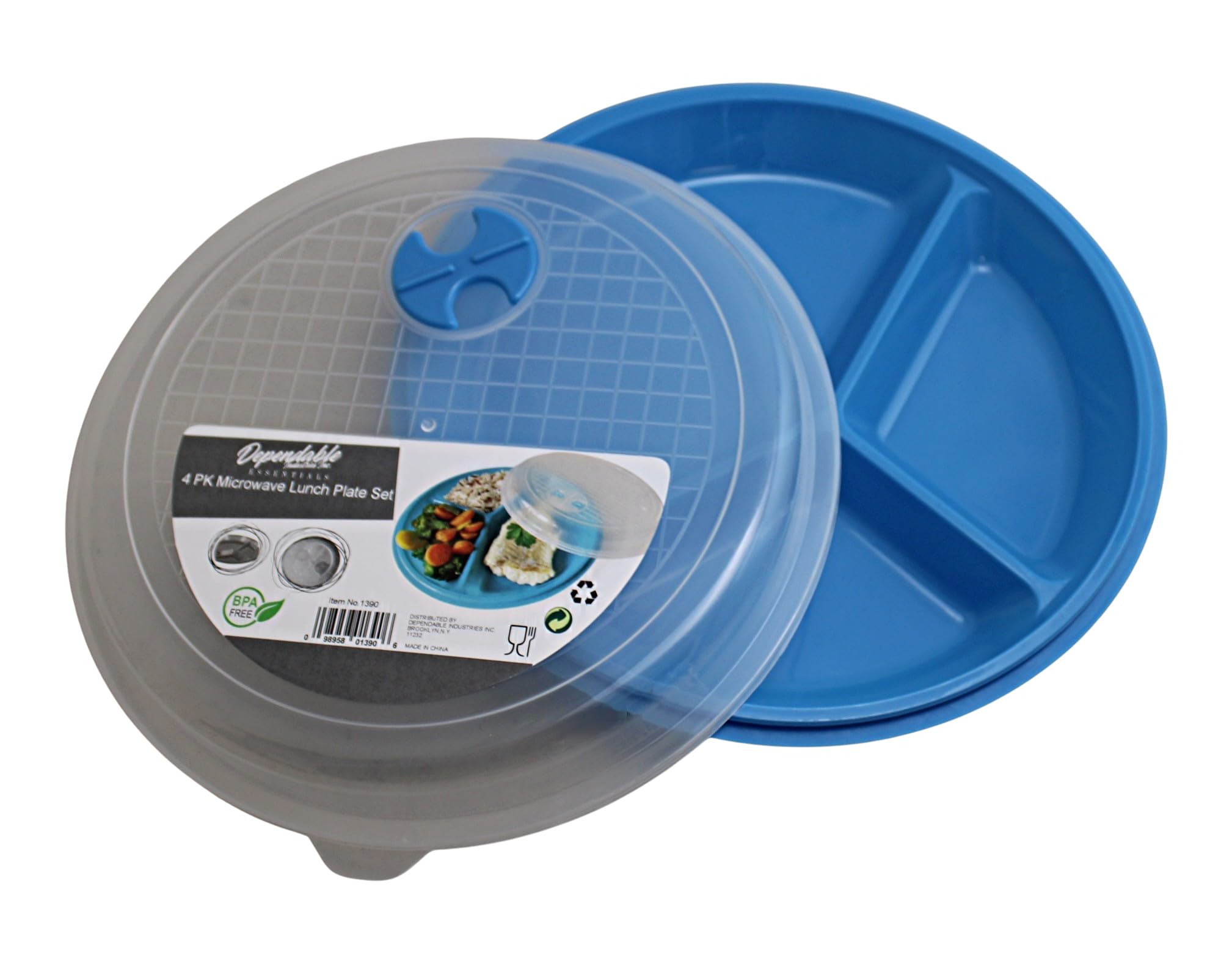 Dependable Essentials lunch-prep friendly plates support on-the-go meals.