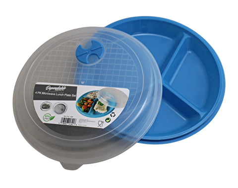 Dependable Essentials lunch-prep friendly plates support on-the-go meals.