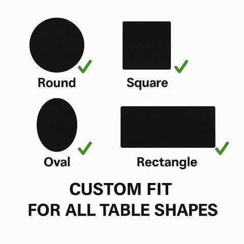 Dependable Essentials table pad supports daily meals with simple cleanup