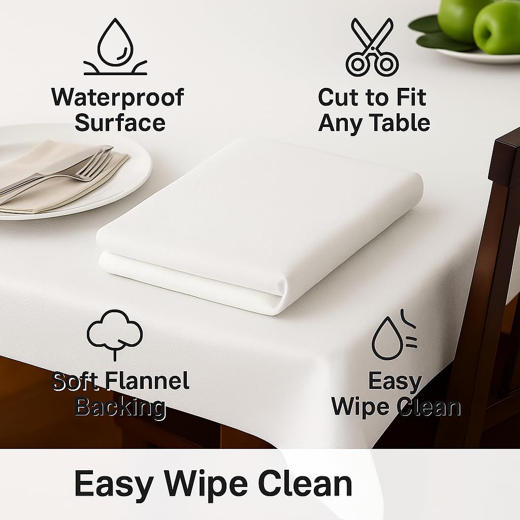 Dependable Essentials table pad with waterproof top protecting against spills during meals