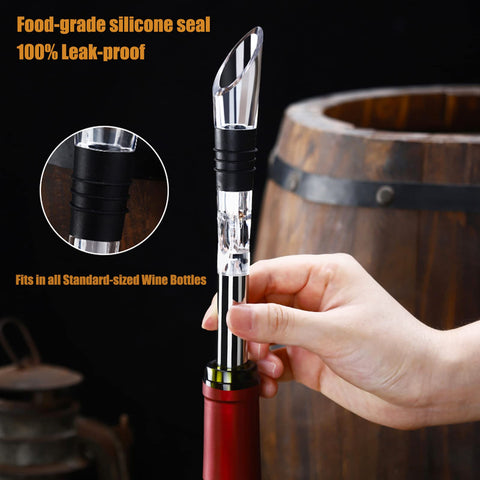 Easy-clean chiller rod and pourer for travel and outdoor gatherings