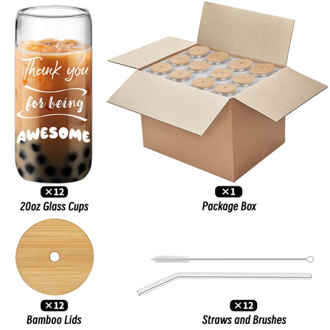 Deriibrico 12-set employee appreciation gifts highlight team recognition with warm messages