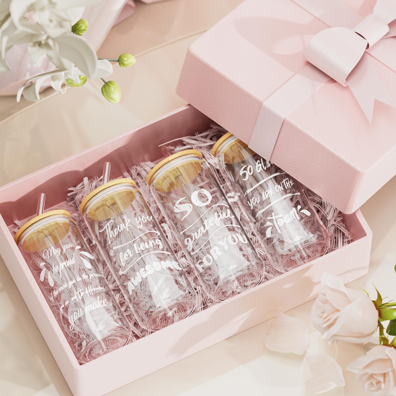 Deriibrico bamboo lids and glass straws support eco-friendly gifting and reuse