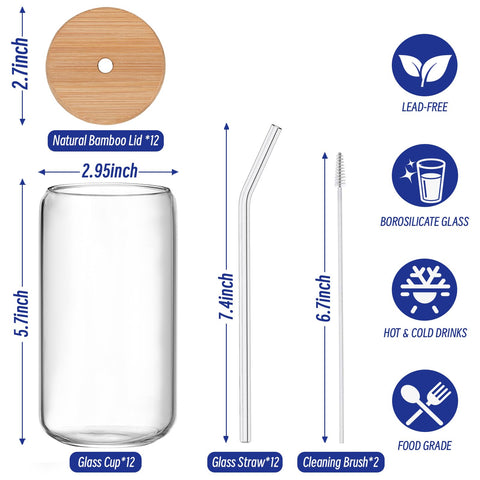 Deriibrico can-shape cups suitable for juice, coffee, tea and mocktails.