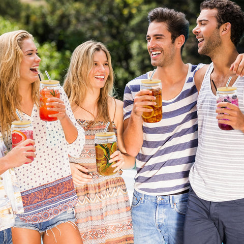 Deriibrico glass straws provide reusable eco-friendly sipping options.