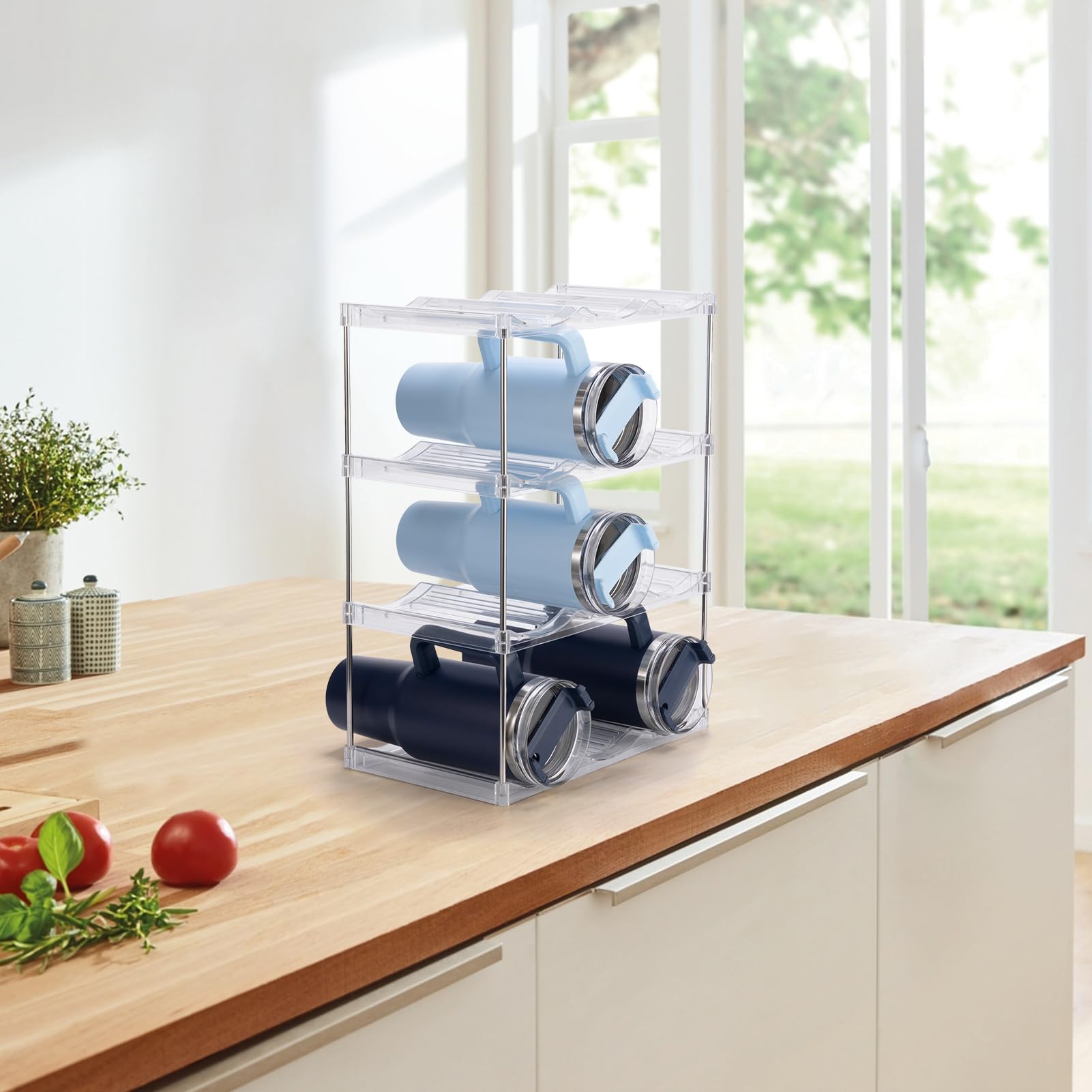 Dersyer easy assembly with columns makes setup quick and tool-free.
