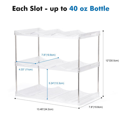 Dersyer kitchen cabinet tumbler rack ready to organize large cups in a pantry.