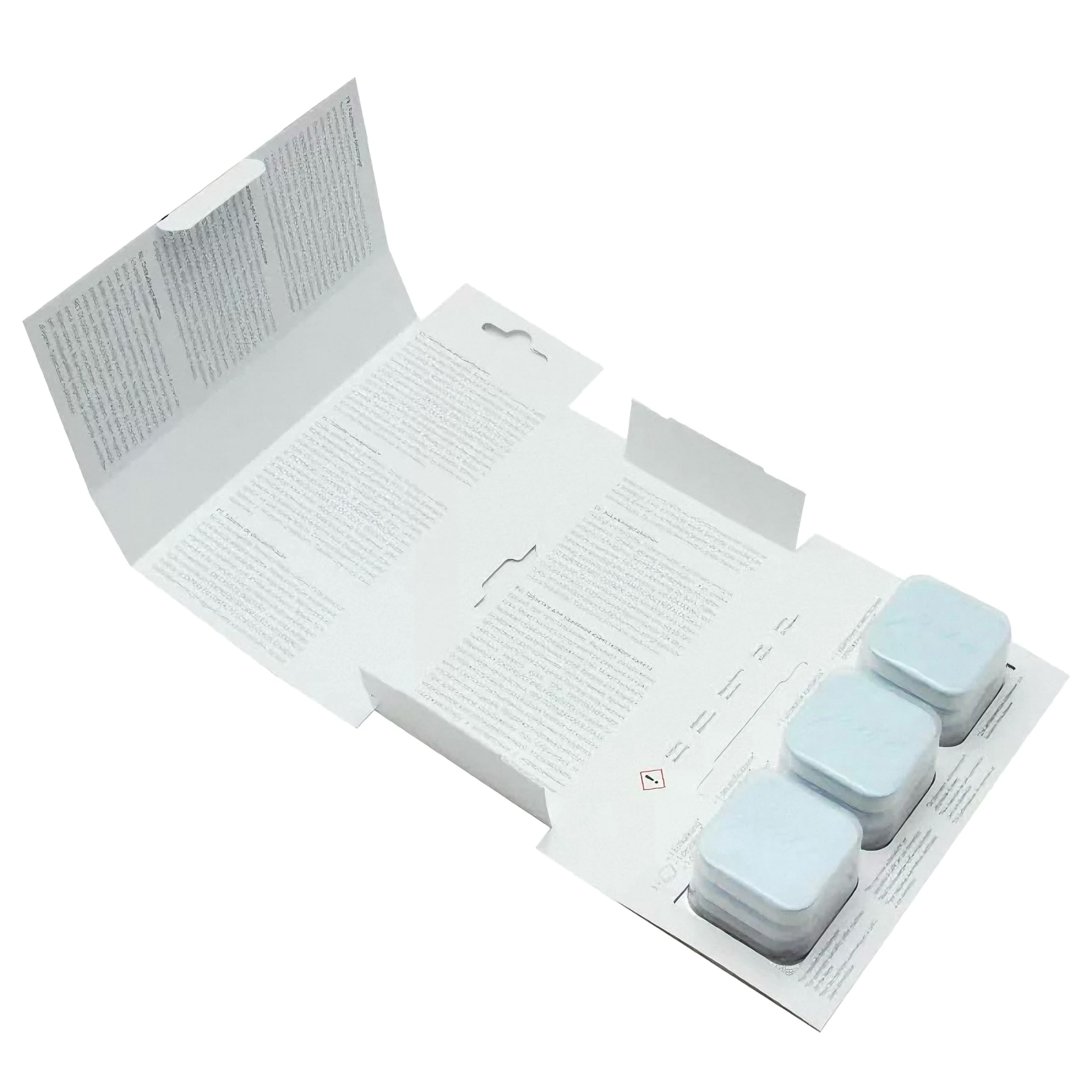 Tablet dose being added to water tank for quick descaling