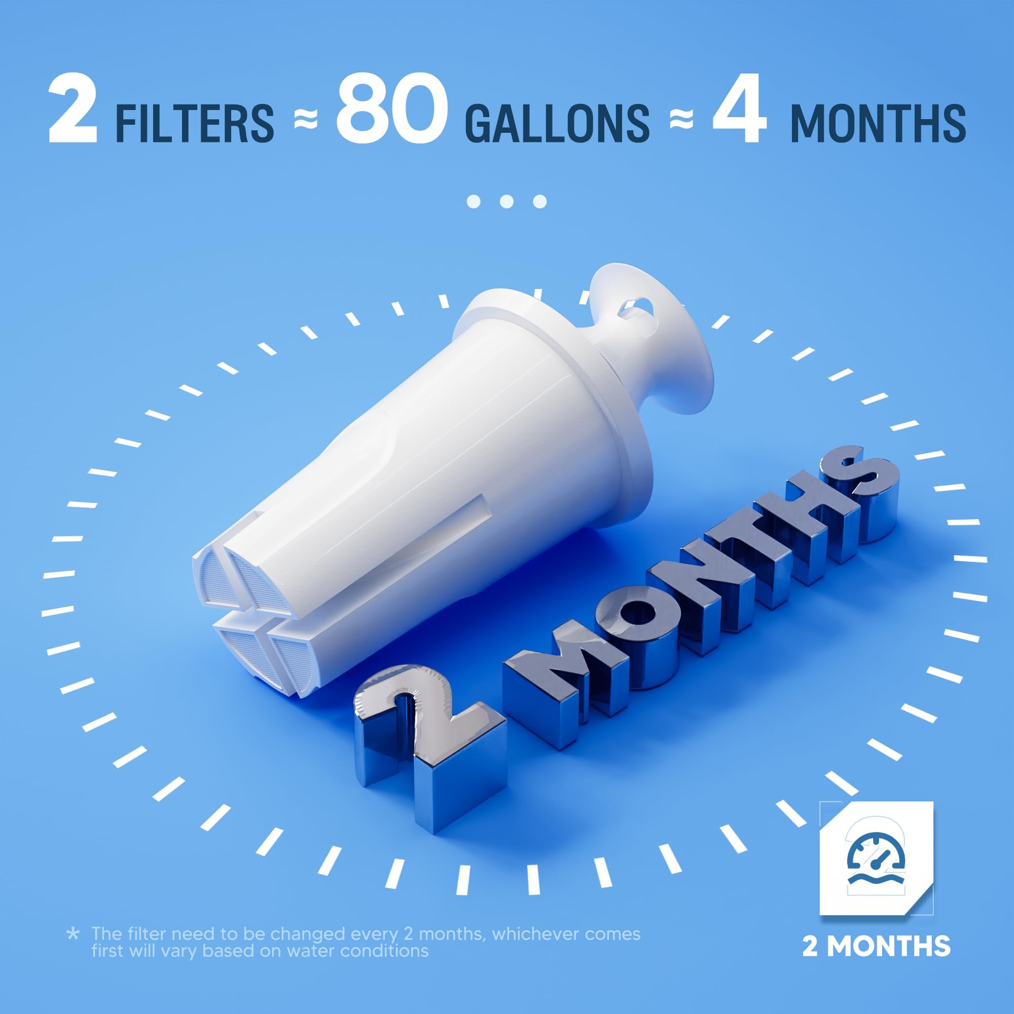 DESENRUIS BPA-free materials ensure safe contact with drinking water.
