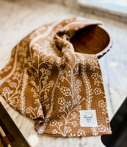 Desert Aqua towels are machine washable for simple cleaning.