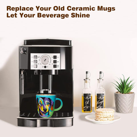 DesirableSip Dachshund Blue Mug daily-use design adds cheer to mornings.