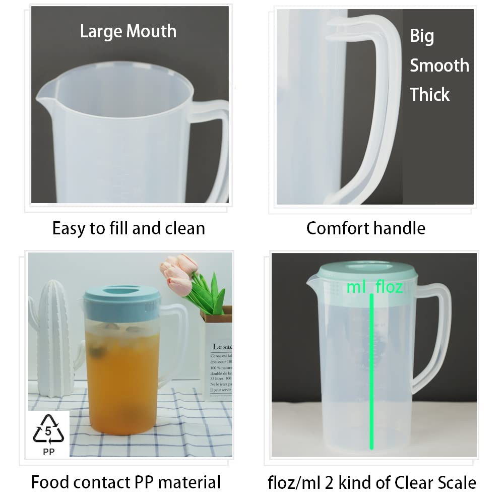 DesJ wide-mouth pitcher for easy cleaning.