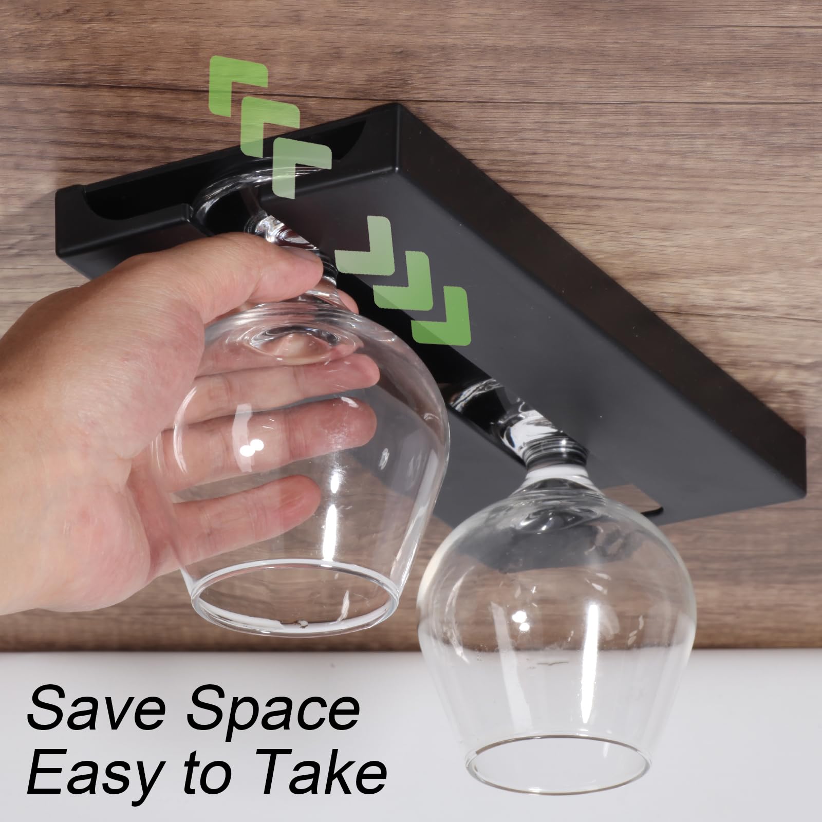 Screw option enhances stability on various cabinet surfaces with DESONAUT holder.