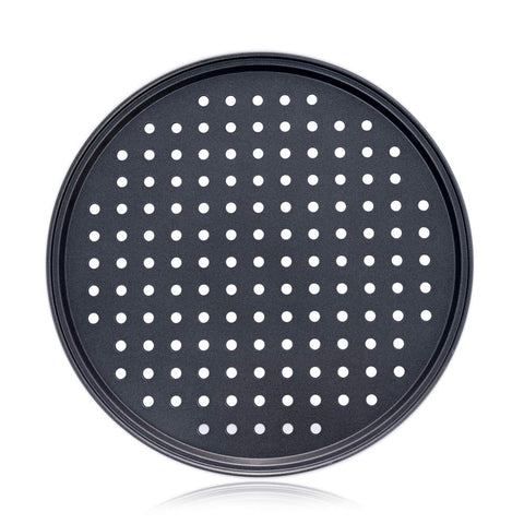 Destinymd recipe-card pan helps guide dough for homemade pizza.