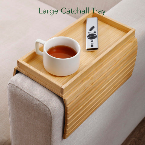 DETOR Couch Tray blends with décor while concealing everyday marks.