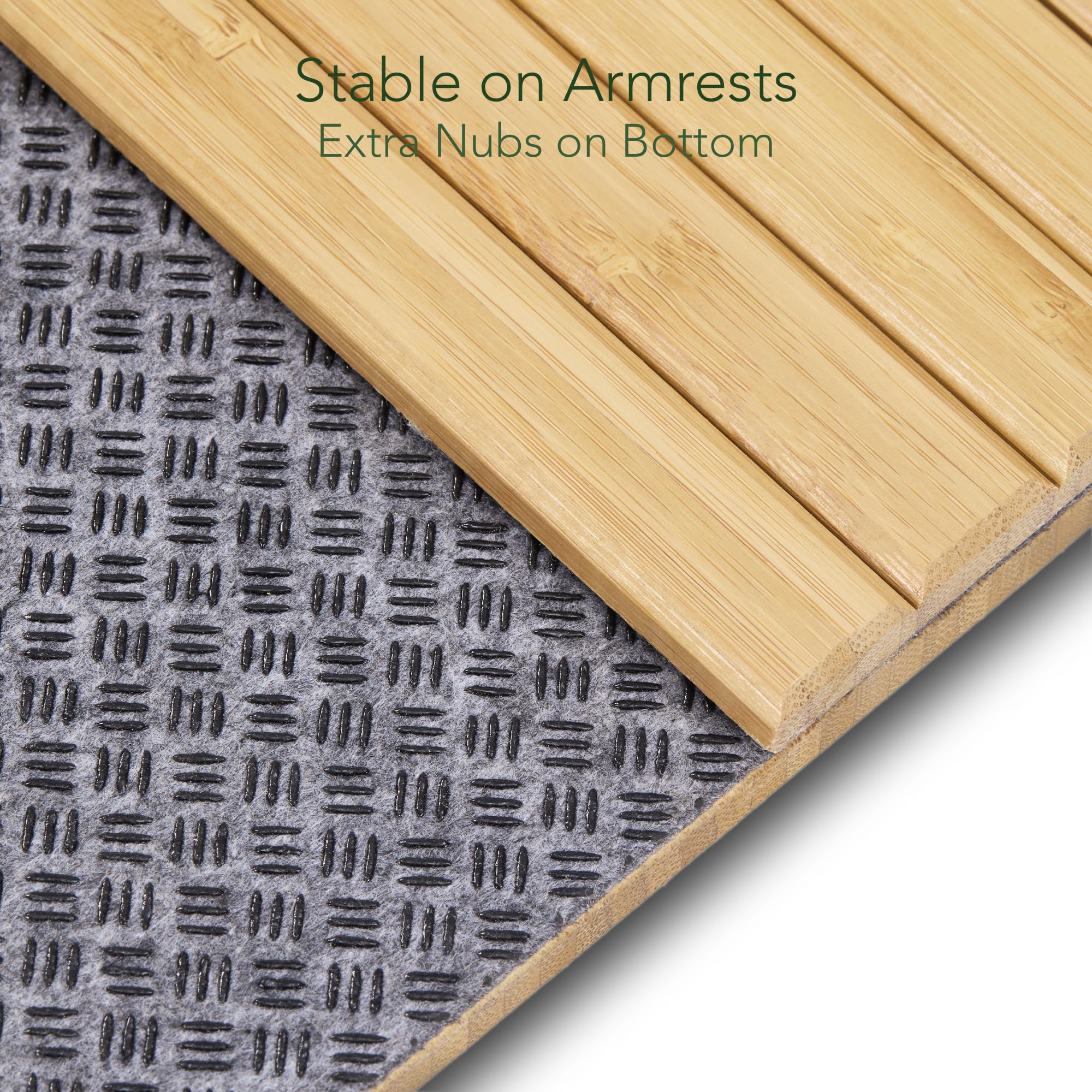 DETOR Couch Tray uses sturdy bamboo slats for durability.