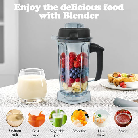 Deuovht replacement pitcher compatible with 5200/5300/7500 models for seamless blending