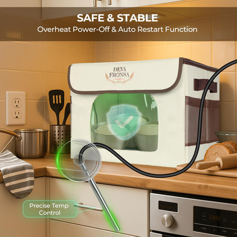 DEVA Fronsa reinforced PP frame ensuring rigid structure during use.