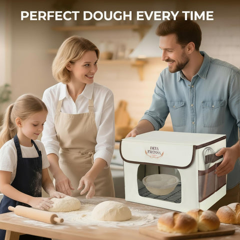 DEVA Fronsa temperature range 50–113°F for versatile proofing and warming.