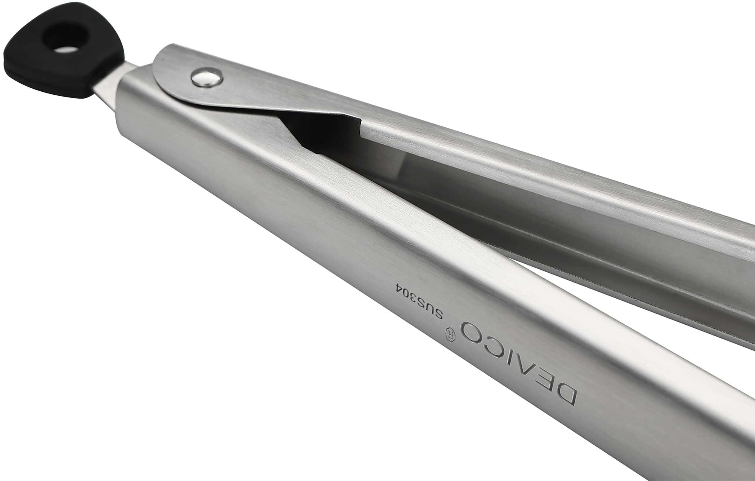 Devico kitchen tongs non-stick safe design protects coatings.