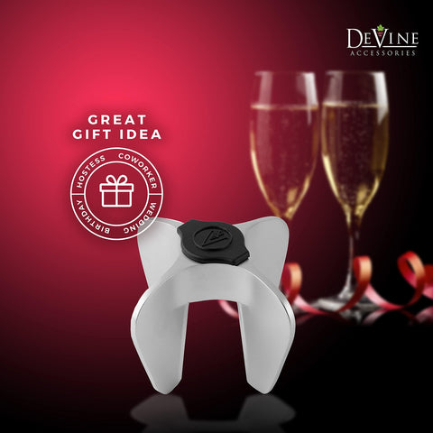 DeVine durable stainless steel design built to last through many celebrations.