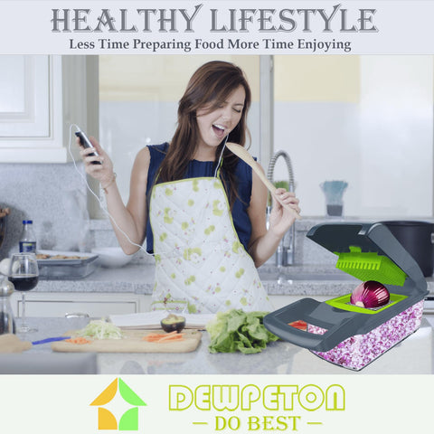 Dewpeton Safety Fingerguard makes slicing safer and cleaning easier.