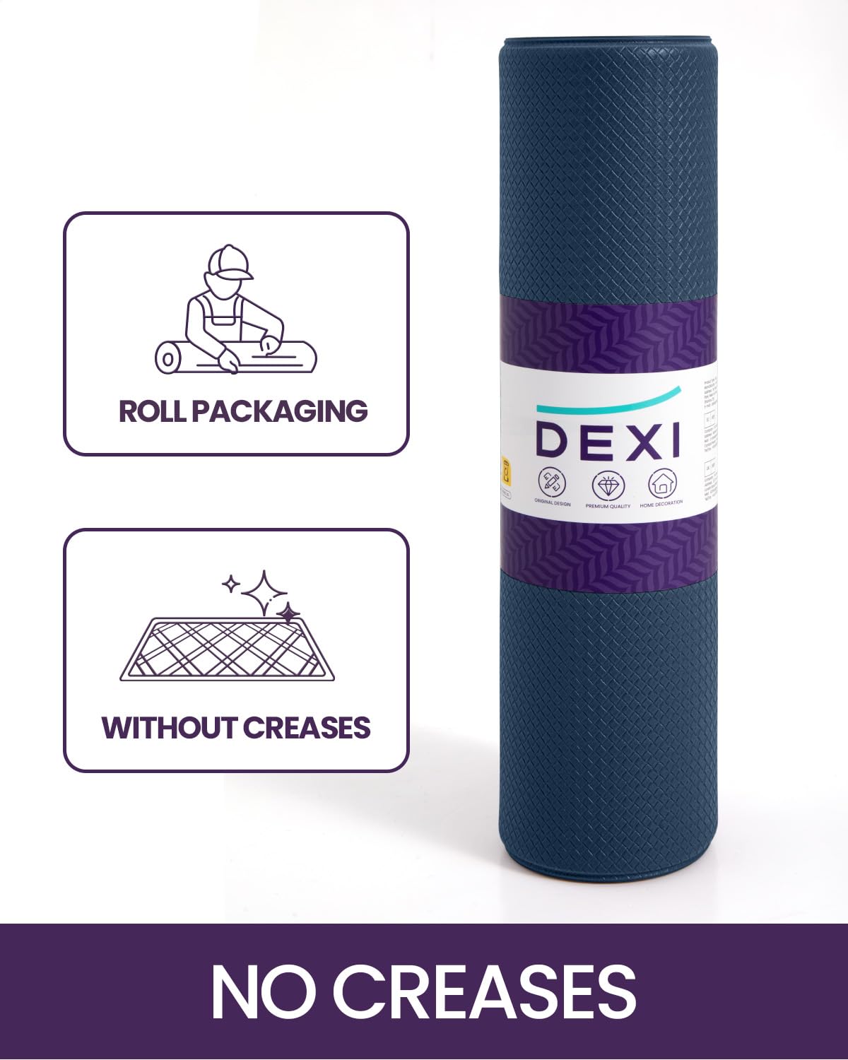 DEXI kitchen mat in use along front sink for fatigue relief.