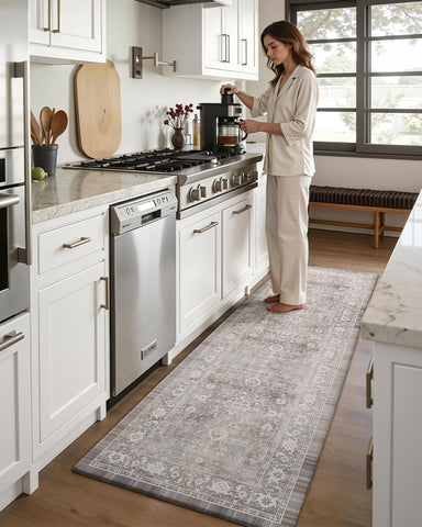DEXI retro floral design enhances kitchen decor