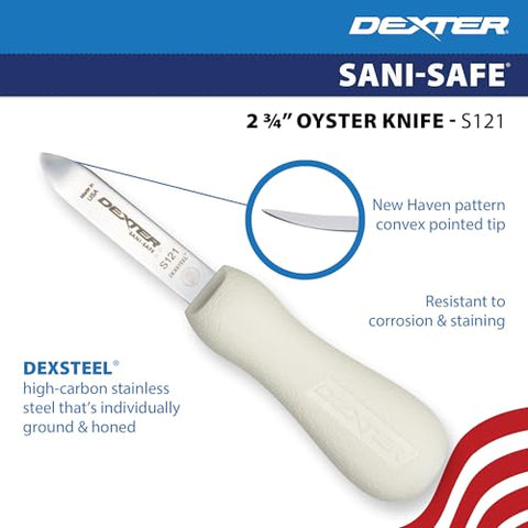 Dexter Outdoors carbon steel bent tip enables easy shell entry and less breakage